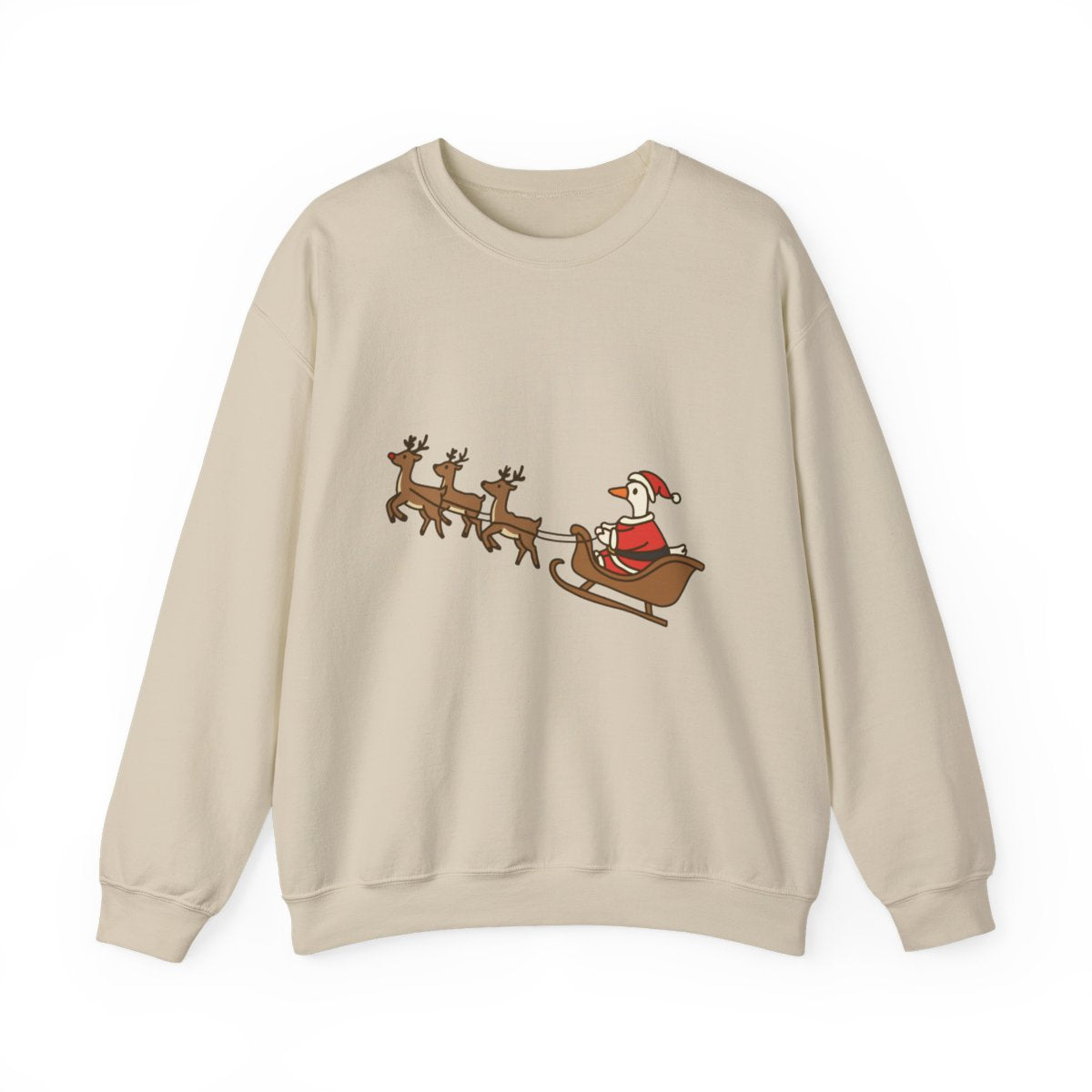 Christmas Santa Goose Sweatshirt Unisex