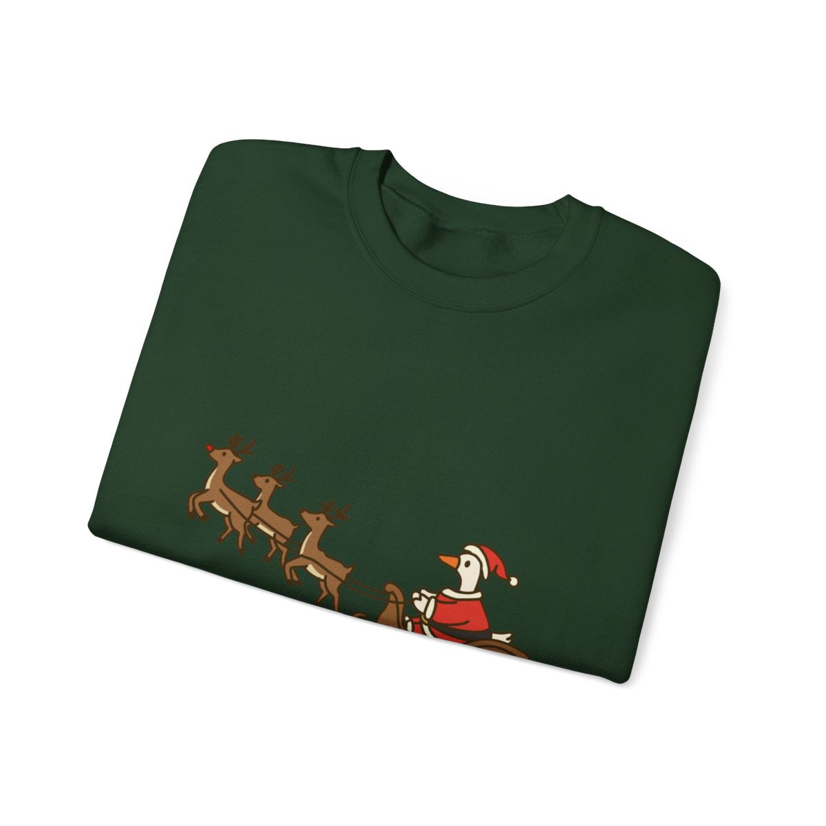 Christmas Santa Goose Sweatshirt Unisex