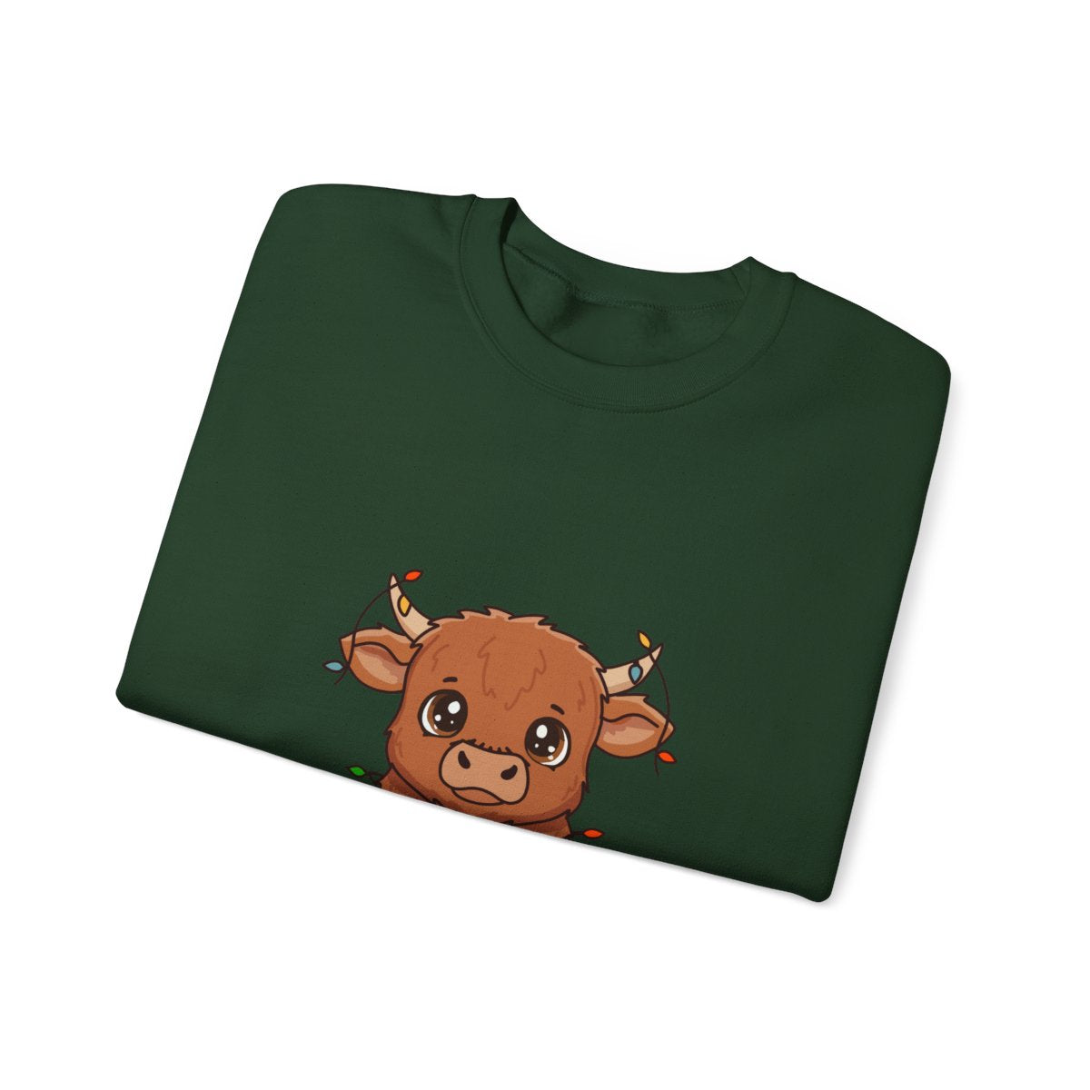 Christmas Highlander Cow Sweatshirt Unisex