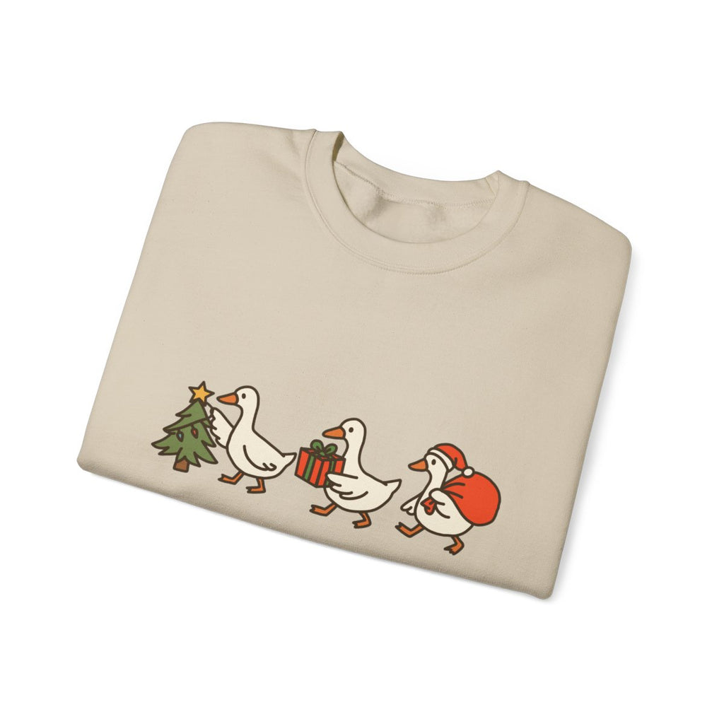 Christmas Goose Christmas Sweatshirt Unisex