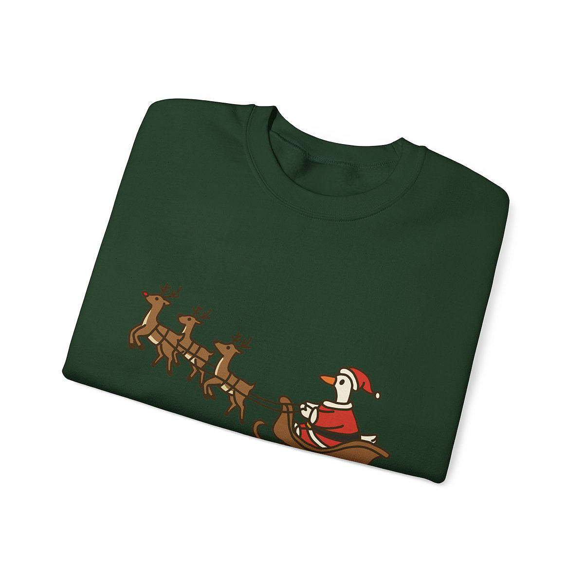 Christmas Santa Goose Sweatshirt Unisex