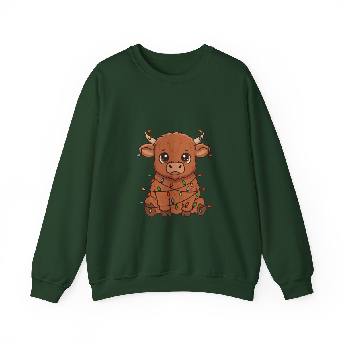 Christmas Highlander Cow Sweatshirt Unisex