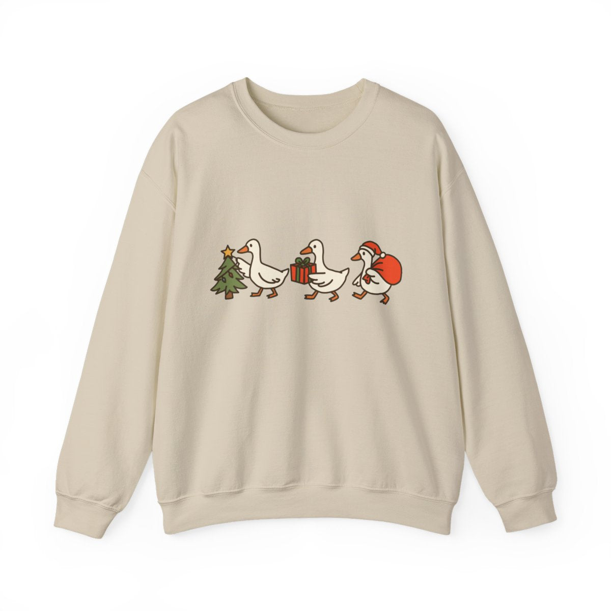 Christmas Goose Christmas Sweatshirt Unisex